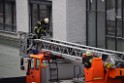 Fassadenfeuer Baustelle Koeln Kalk Dillenburgerstr P37